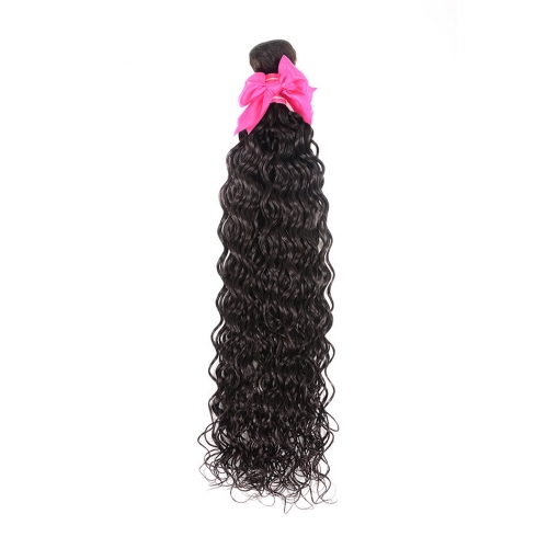 FashionPlus Hair  Wholesale Indian Virgin Human Hair Bundles water Hair Wave Weave  1 PCS