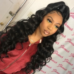 FashionPlus Good Cheap Glueless Loose Wave Peruvian Virgin Hair Wig With Baby Hair