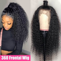 FashionPlus Pre-plucked Peruvian Virgin Hair 360 Lace Front Wigs With Bleached Knots