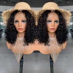 FashionPlus Free Part 8~16 Inch Water Wave Lace Front Bob Wig 180% Density