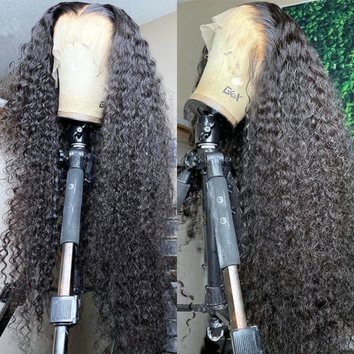FashionPlus Natural Looking Long Water Wave Full Lace Wigs Wigs  Virgin Peruvian Hair Wigs