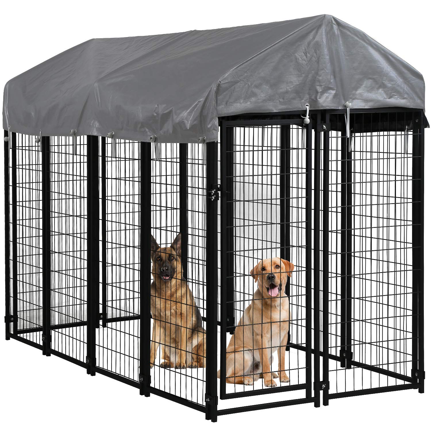 Dogs Kennels Pet Supplies F.D.W Extra Large 8x4x6 OutDoor Heavy Duty ...