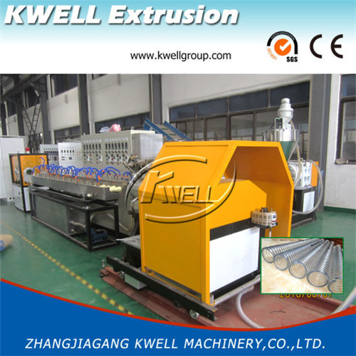 multi layer wire braided tubing pvc flexible extrusion machine