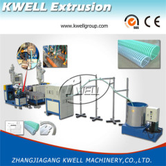 PVC sand suction spray spiral helix hose making machine equipment