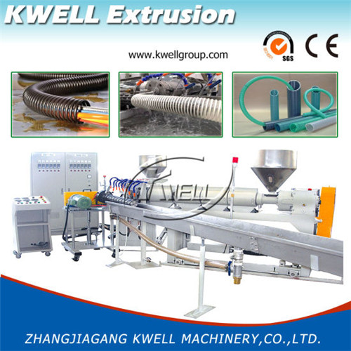 China Heavy Duty PVC Fabric Reinforced discharge suction Hose Extrusion Machine