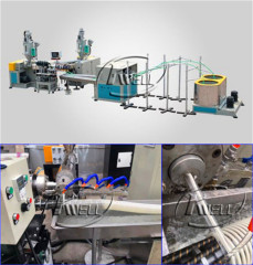 Plastic PVC shisha hookah narghile tobacco water pipe hose tube extrusion making machine