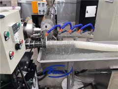 Machine testing-PVC spiral suction hose extrusion line