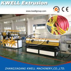 Smooth wall corrugated pipe extruder making machine Kwell Machinery Group