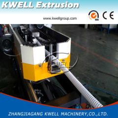Corrugated hard polyethylene pipe extruder extrusion line for sale Kwell Machinery Group