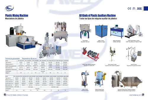 High Speed Plastic Mixing machine Mezcladora de plástico