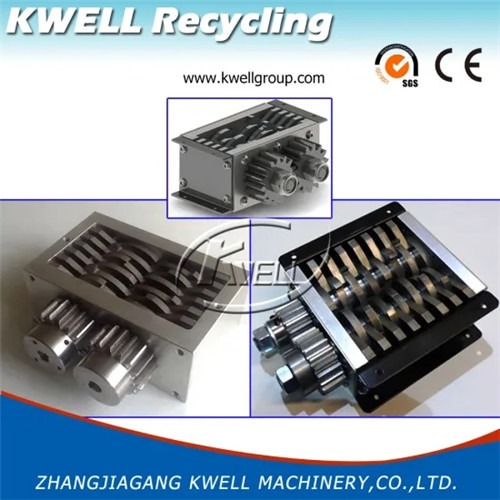 Mini plastic paper shredder shredding chamber electroplated China Kwell Machinery Group