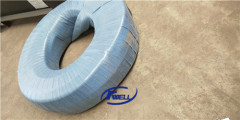 Vertical type soft flexible hose pipe coil wrapping packing machine Kwell