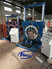 Plastic soft flexible hose pipe coil wrapping packing machine Kwell