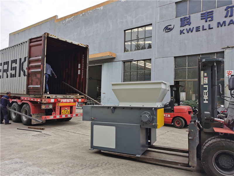 Shipping news- WT600 Single shaft shredder to Argentina Kwell