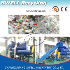 1500kg PET plastic bottle label removing plant Kwell