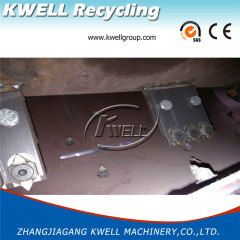 One shaft two air blower PET recycling label remover machine Kwell