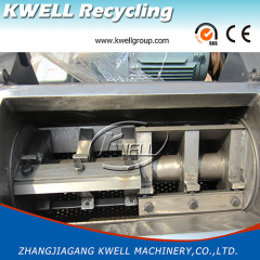 High output capacity crusher granulator for PVC HDPE corrugated pipe recycling Kwell