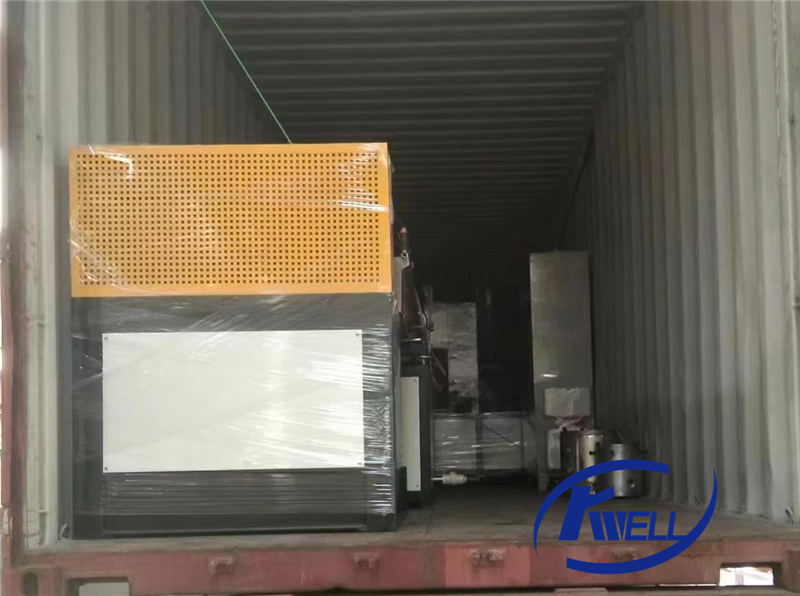 Shipping news-PVC steel wire hose extrusion line to India