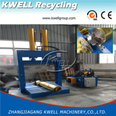 Hydraulic Press Bale Cutting Machine Single Blade Rubber Cutter for Cutting NonMetal Materials Leather Rubber Plastic Film Bag