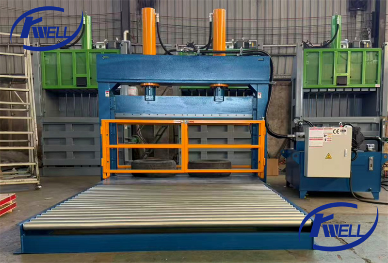 Testing news-Hydraulic guillotine for tyres tires