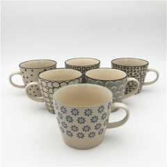 European simple style ceramic mug