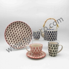 星星月亮手绘陶瓷系列