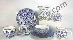 青花瓷釉下彩手绘陶瓷系列