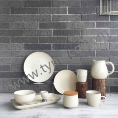 欧式简约纯色陶瓷餐具系列