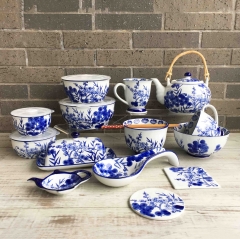 手工青花瓷餐具套装