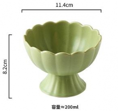 Ruffled bowl