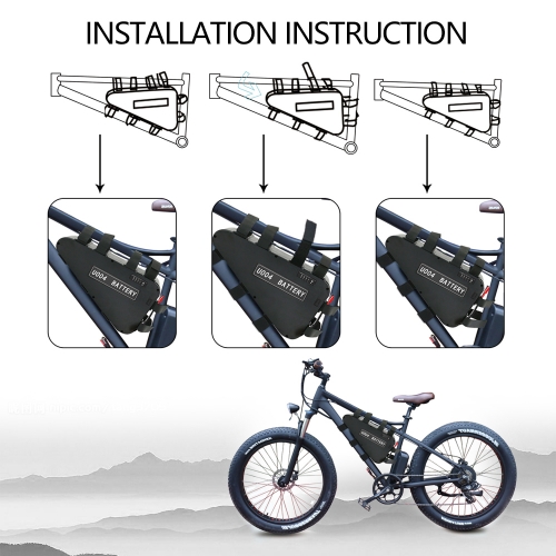 52v 30ah triangle battery