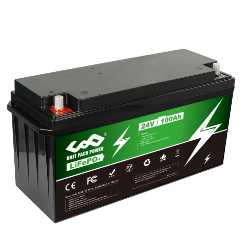 U203 24V 100AH BMS100A 2400Wh 8S1P LiFePo4 Lithium Iron Ebike Battery without charger fit for 0-1600W motor/USA STOCK/3-5working day