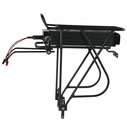 T032 48V 15Ah BMS30A Rear Rack Ebike battery with a rack and 2A charger fit for 0-1000w motor/UK Stock/3-5 days arrive