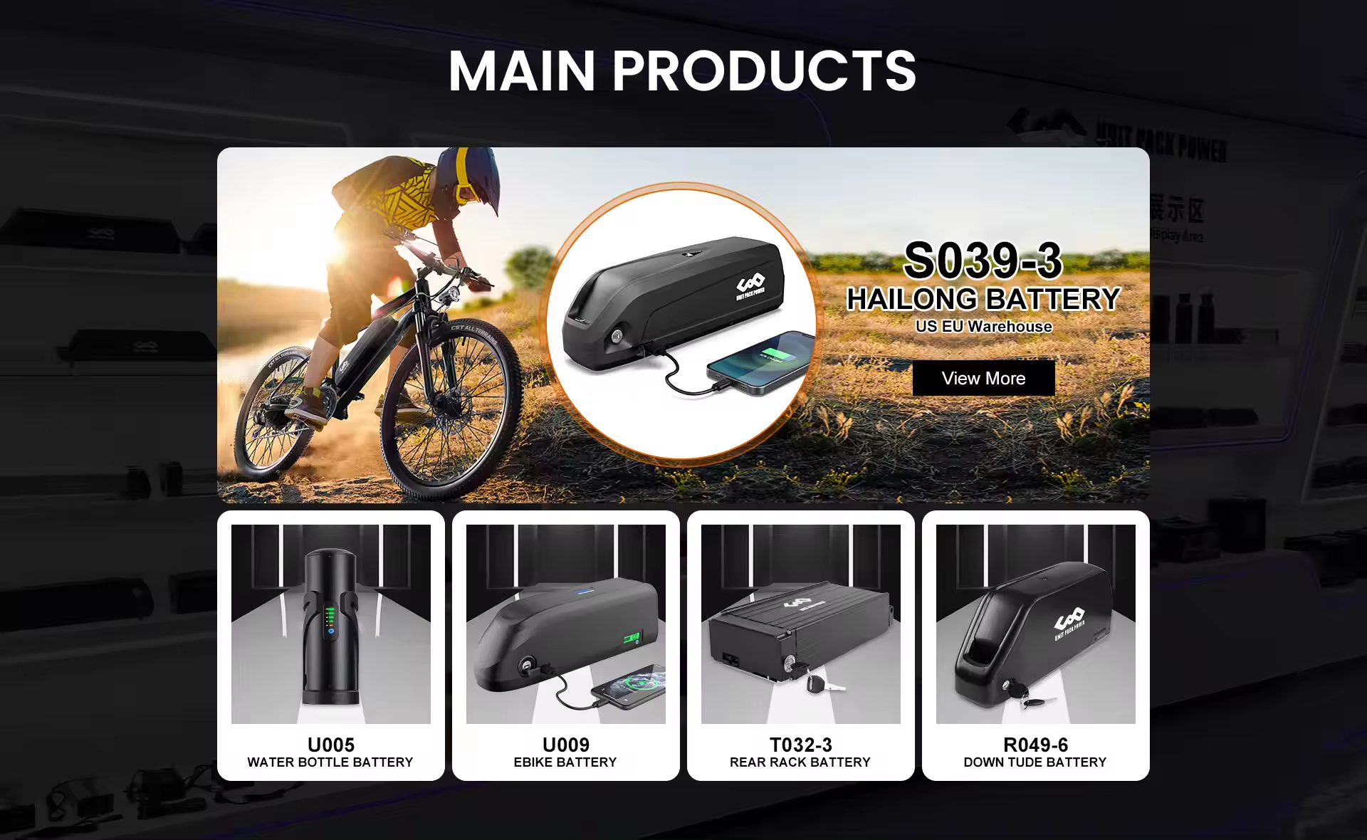 Ebike battery supplier online