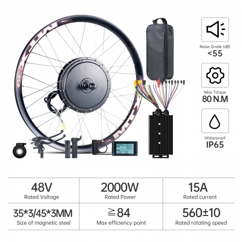 48v  2000W Rear Hub Motor , 29Inch Rear Wheel Electric Bike Conversion Kit【UK Stock】