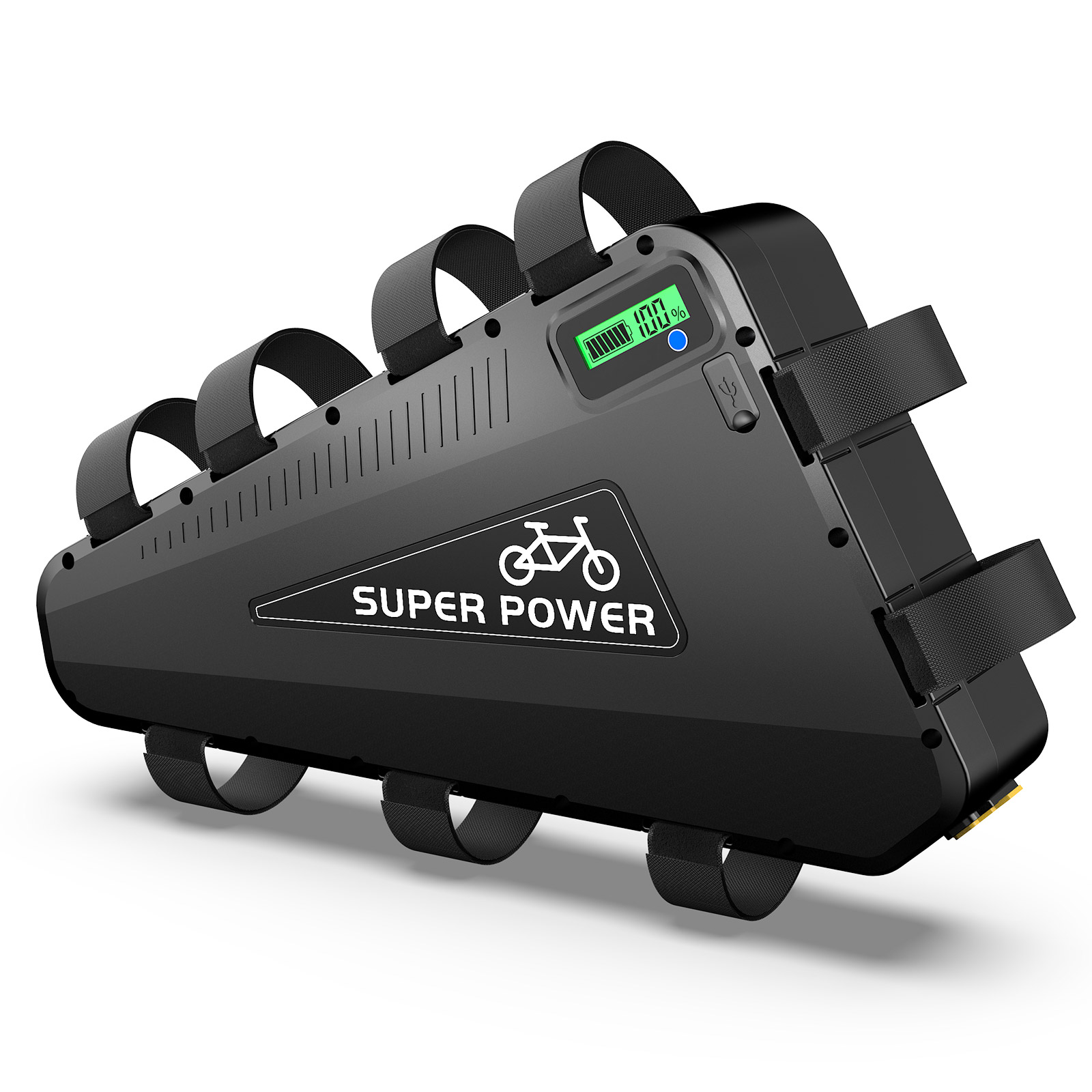Batterie triangulaire P101 72 V, 20 Ah, à cellules Samsung5000 Li-ion, pour vélo électrique équipé d'un moteur Bafang ou Tongsheng de