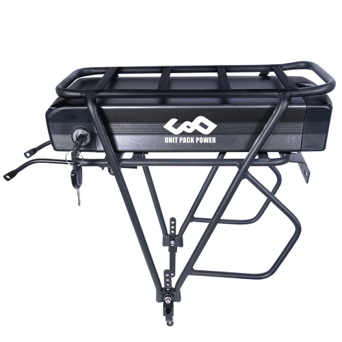 U010-1 48 V, 52 V, 30 Ah, cellules Li-ion 21700 LG5000, batterie pour vélo électrique à fixer sur le porte-bagages arrière, compatible avec les moteur