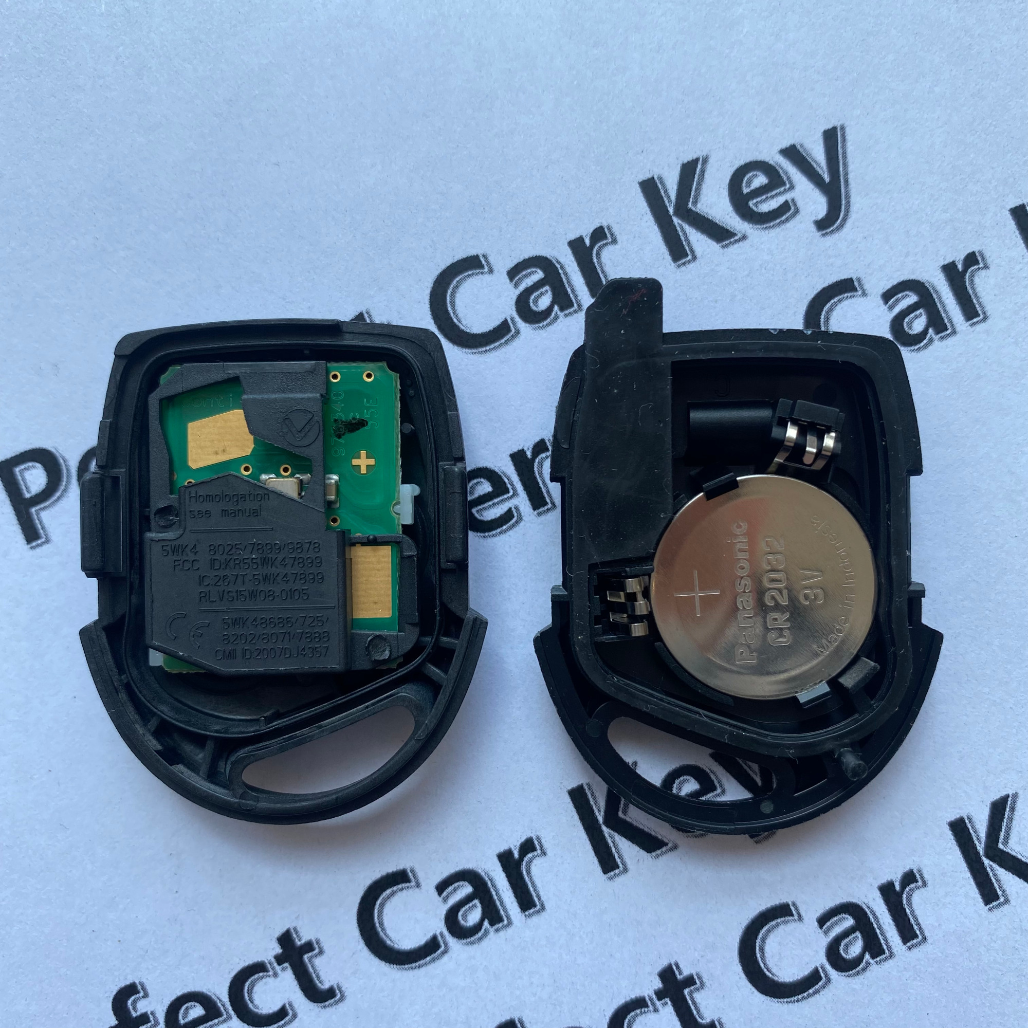 98AG 15K601 AD Original Ford Black 4D60 Chip 433MHz remote key