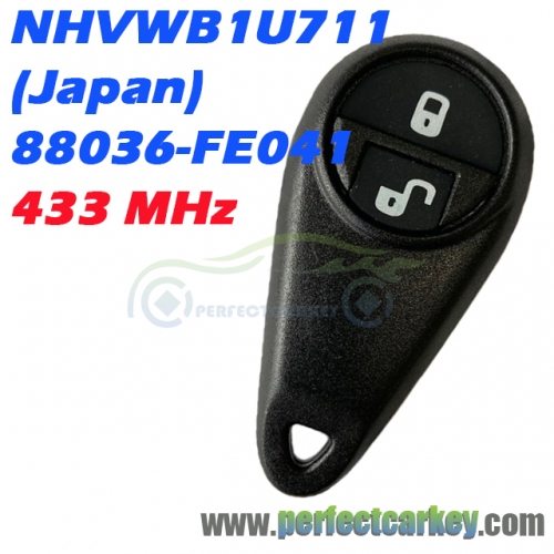88036-FE041 / NHVWB1U711 (Japan) 433MHz Remote Key for Subaru Forester Impreza