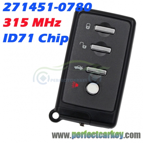 271451-0780 315MHz ID71 Chip Smart Key for Subaru Forester Legacy (Japan)