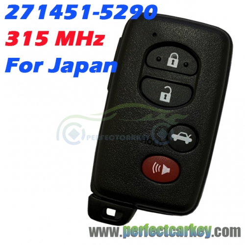 Japan Model 271451-5290 315MHz Smart Key for Subaru Forester