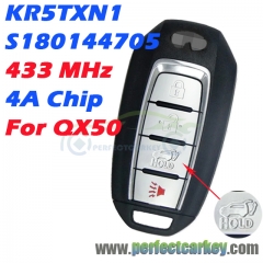 S180144705 / KR5TXN1 433MHz 4A Chip Smart Key for Infiniti QX50