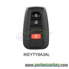Autel IKEYTY8A3AL 8A Series Universal Smart Remote Key 2+1 Button