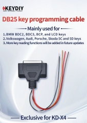 KEYDIY DB25 Key Programming Cable Exclusive for KD-X4 Work on BMW BDC2/ BDC3/ BCP/ LCD and VW 5C 5D Keys