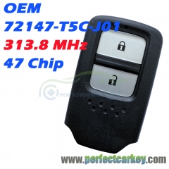 OEM KR5V1X A2C83158600 72147-T5C-J01 313.8MHz 47 Chip Smart Key for Honda Fit City Jazz