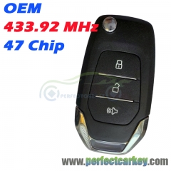 OEM C00128524 433.92MHz 47 Chip Flip Remote Key for Maxus T60 V80