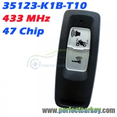 35121-K1B-D62 433MHz 47 Chip Motorcycle Smart Key for Honda