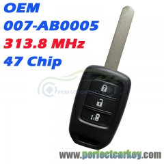 OEM 007-AB0005 313.8MHz 47 Chip Smart Key for Honda