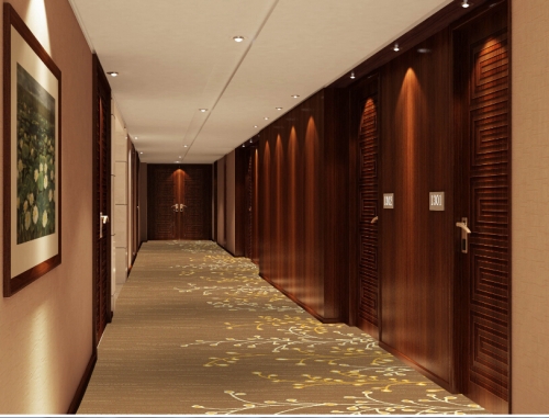 Luxury  Floral  Axminster Corridor Carpet  For Hotel