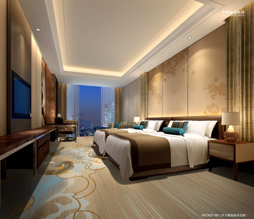 Hotel Room Custom Carpet With Many Design For Choosing